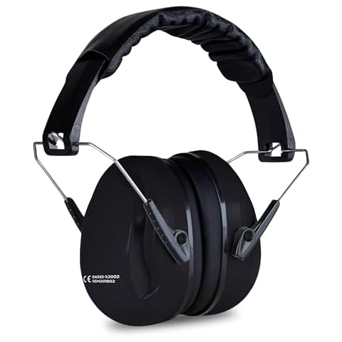 Ear Muffs for Kids Ear Protection, Noise Cancelling Headphones for Kids,Autism, with Adjustable Head Band, Ear Protection for Kids Football Game, Concerts, Air Shows, Fireworks (Black) Cover