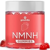 Goodvita NMNH Gummies x60 | NMN Alternative 4X Stronger | 1000mg NMNH + 500mg TMG | Strawberry Flavour | 1 Month Supply | NAD+ Supplement | Anti-Aging Longevity Formula | Vegan Friendly Lab Tested