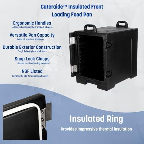 Carlisle Foodservice Products PC300N03 Cateraide Insulated Front Loading Food Pan Carrier thumb #3