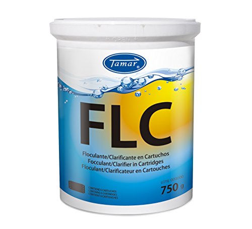 Tamar - Floculante en Cartuchos para Piscinas, 6 Cartuchos Individuales, Bote de 750 Grs.