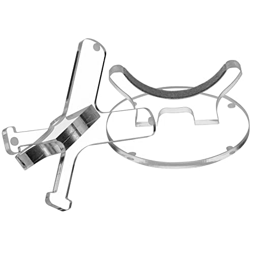 Cosmos 1 Set Desktop Baseball Bat Stand Acrylic Baseball Bat Desk Display Holder Softball Bat Storage Desk Rack For Memorabilia And Collectible, Fits Up To 2-5/8” Barrel Size (Transparent Clear) #TOP4