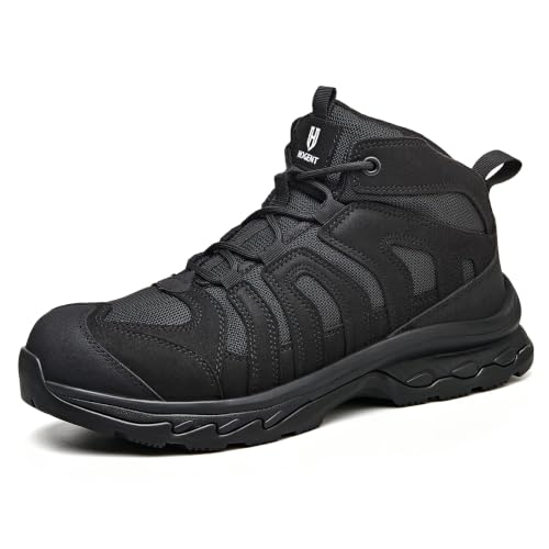Steel Toe Work Boots Men Industrial Safety Shoes Slip Resistant