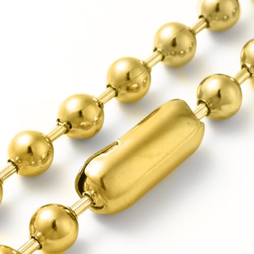 Image of LZD 6-10 inch Stainless Steel Ball Chain Beads Bracelet Silver Gold Multicolor 2 /4 /6 /8 /10mm Bead P274