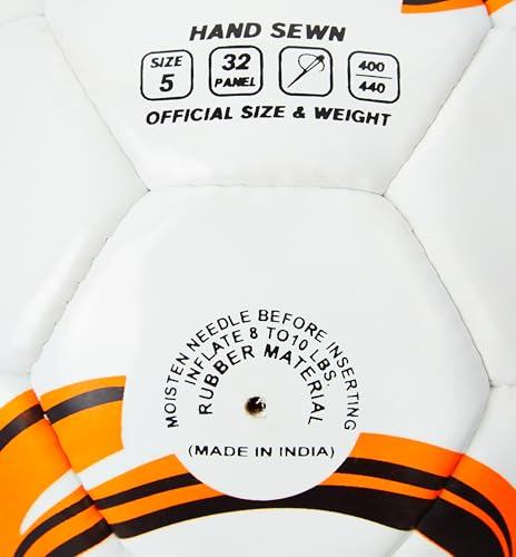 Image of Hundred Vision Foot Ball | Size 5 | All-Weather Multi-Terrain Ball | Peak Performance on All Surfaces: Hard Ground, Wet Grass & Turf | Bult for Accurate Passes & Powerful Shots (White /Burgundy /Lime)