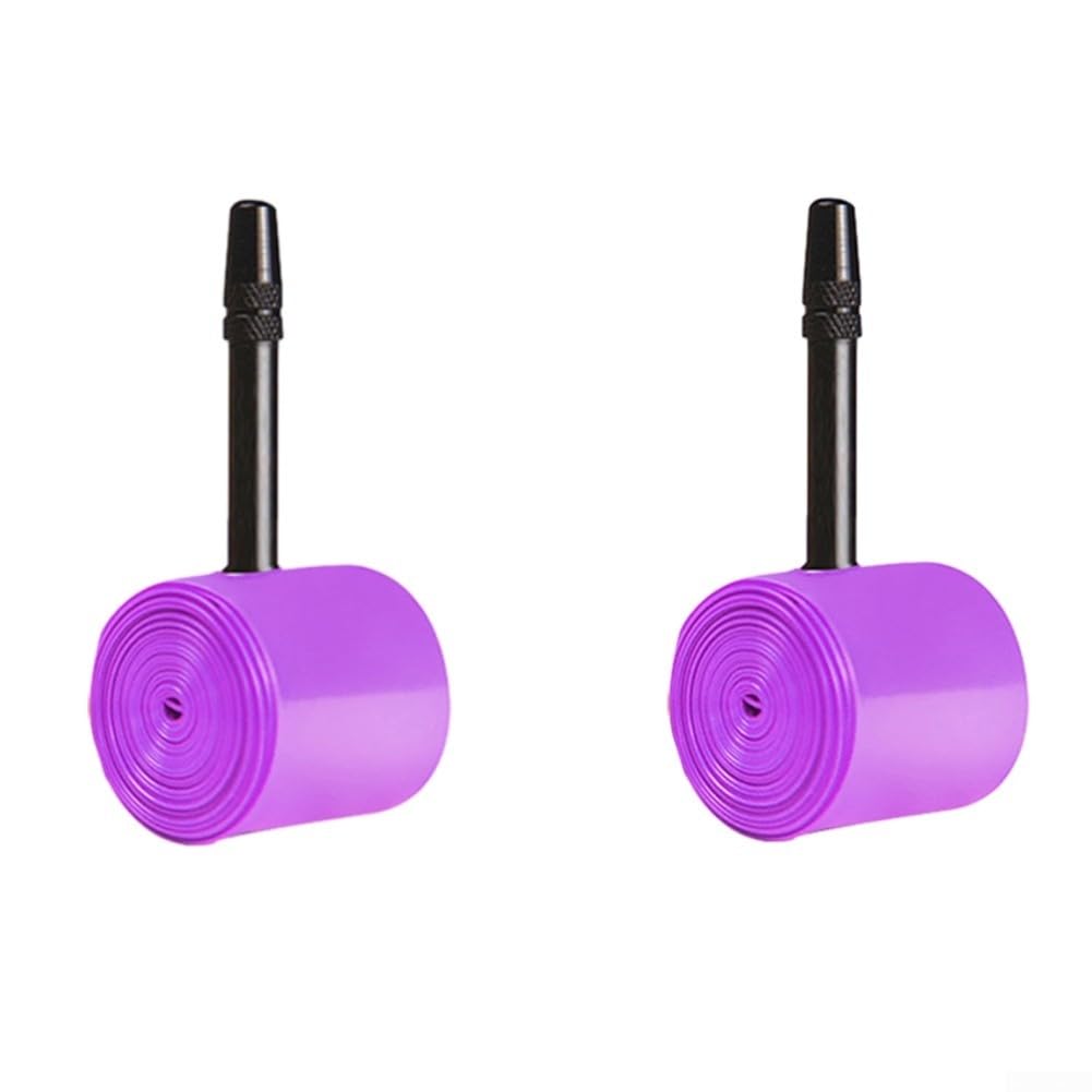 Lightweight for tpu Inner Tube, Good Sealing Performance, Electrical Insulation, Violet, 26/27 5/29ER (26x1.95-2.6 2PCS)
