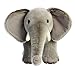 Aurora® Realistic Miyoni® African Elephant Stuffed Animal - Lifelike Detail - Cherished Companionship - Gray 12 Inches