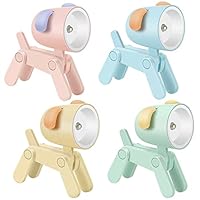 4 Pcs Mini DIY Cute Children's Night Lights - Portable LED Study Reading Lights With Adjustable Phone Holder - Eye-Caring For Kids Room Desk & Christmas Gifts