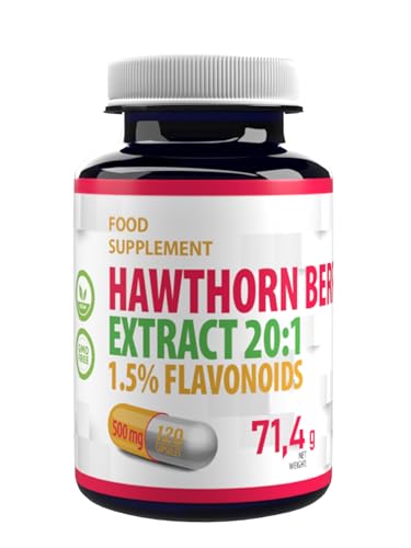 Hepatica Hawthorn Berry Extract 120 Capsules