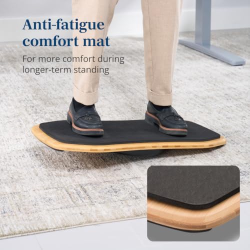 Image of UPLIFT DESK Motion-X Balance Board - 27 inch Ergonomic Wobble Board for Standing Desks, Anti-Fatigue Support for Core Engagement & Stability