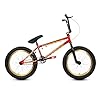 Elite BMX Bicycle 18", 20" & 26" BMX Bike for Teen Bike and Adult Bikes - Freestyle BMX Bike All Models Come with 3 Piece BMX Crankset (Red Skully PW, 18") #1