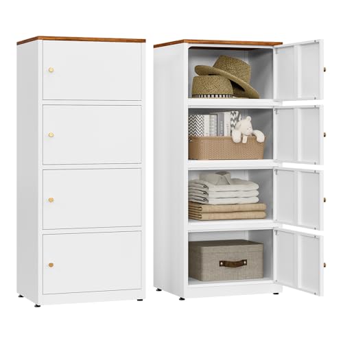 Sightlife Metall Kommode Sideboard Metallschrank Hochschrank Vorratsschrank Regalschrank Aufbewahrungsschrank Aktenschrank Highboard Allzweckschrank Mehrzweckschrank Hochschrank Schmaler