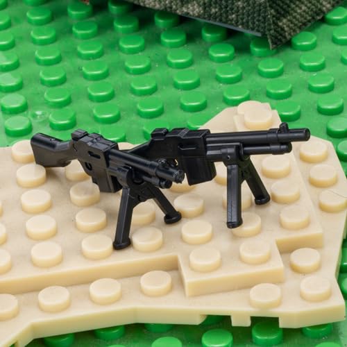 Image of Military Weapons Pack 33 Pcs Soviet Accessories Kits Toys, Army Equipment Gear WW2 Guns for Boys 6+, Compatible with Mini Figure of Major Brand