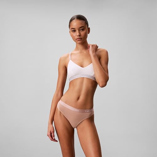 Image of Calvin Klein Women's Motive Cotton Multipack Thong Panty