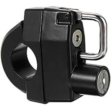 7/8" 1" Universal Motorcycle Parts Helmet Lock Anti-Theft Security Aluminum Alloy Locks with 2 Keys for Harley Davidson Sportster XL 883 1200