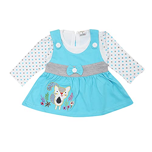 Image of NammaBaby Baby Girl's A-Line Mini Frock Dress (Pack of 1)