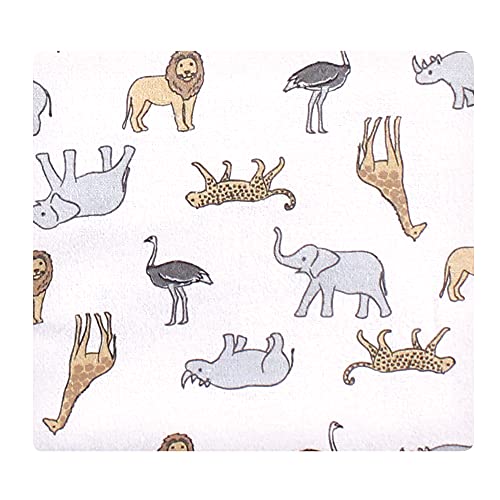 Image of Luvable Friends Little Treasure Flannel Receiving Blankets 4pk