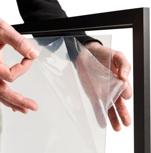 Acaza Photo Frame 60x80cm Black, Wall Decoration for Posters, Photos, Puzzles & Prints, Wood Frame with Plexiglass, 23.6 x 31.5 inch - Image 3