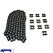 TC-Motor Chain with Extra 10pcs Spare Master Link for 2 Stroke 43cc 47cc 49cc Mini ATV Quad Dirt Super Pocket Bike (T8F Chain 116 Links with Extra 10pcs Master Link)