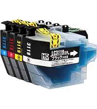 Amazon.co.jp: インクのチップス ブラザー用 LC3119-4PK 洗浄