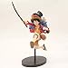 WISHVYQ Un Modelo de Anime Modelo de Mochila con Forma de Mochila Sombrero de Paja Luffy Monkey D. Luffy Versión Escultura Decoración de la Estatua Muñeca Modelo Modelo de Juguete 19cm