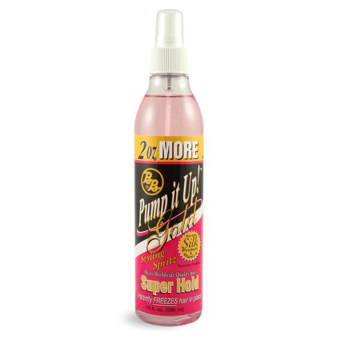BB Pump it Up! Gold Spritz, Styling, Super Hold, 10 oz miniatura 1