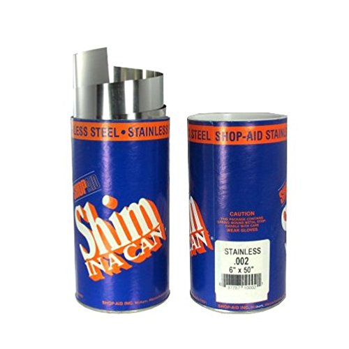 6" X 50" .002 Stainless Steel Shim Stock (SSN2)