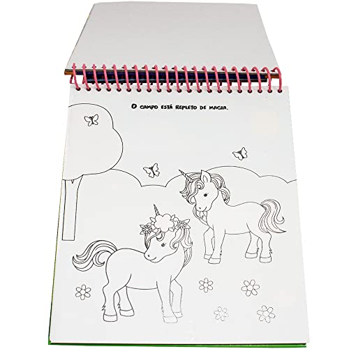 Combo Pintura Mágica: Princesas e Unicórnios