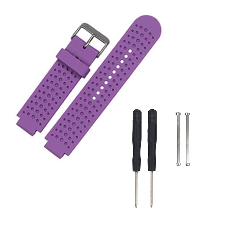100% nuovo e di alta qualità SCHIK Cinturino Per Garmin Forerunner 230 620 235 735 735 XT Sport Smart Watch Sostituzione Del Braccialetto Del Silicone Cinturino Da Polso, agata