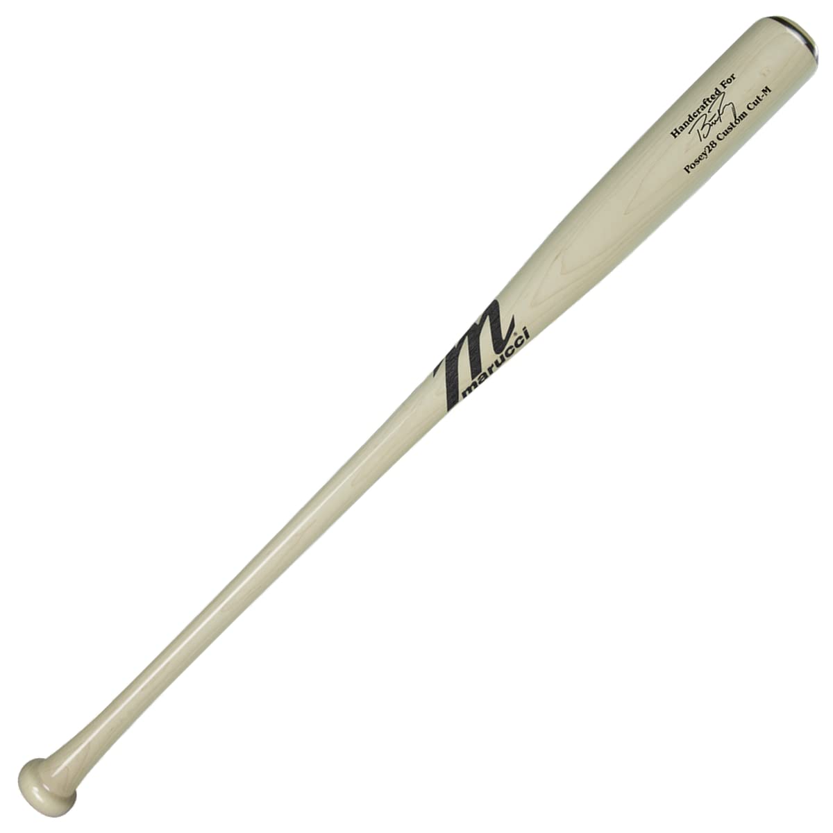 MARUCCI POSEY28 Maple PRO Model Whitewash Wood Baseball BAT, 32