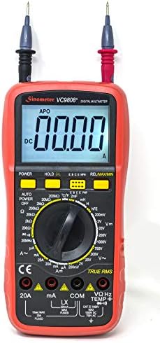 Sinometer VC9808 30-Range Digital Multimeter & LCR Meter, A Professional Multimeter for L C R Measurement