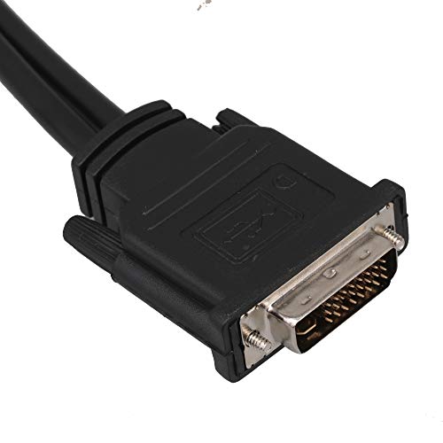 Bqlzr Dvi-Male Dvi-I To Vga Female Monitor Video Splitter Adapter Cable For Duplicating Images,Only Divider Line Can Be Used At A Time #TOP3
