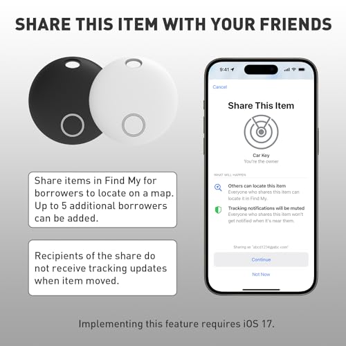 Midlocater HB02A Air Tracker Tags Gps Tracker, Key Finder Bluetooth Luggage Tracker With Keychain, Works With Apple Find My (Ios Only), Item Locator thumb #5