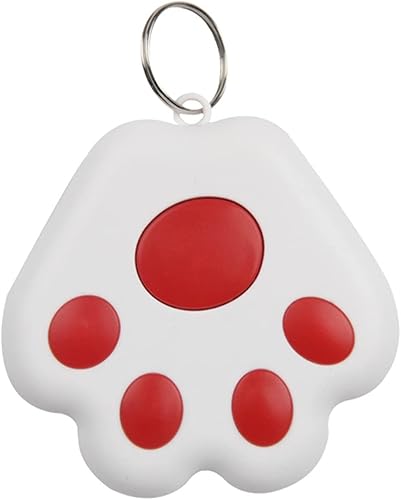 Rastreador Bluetooth de pata de gato de dibujos animados, dispositivo de seguimiento GPS para niños, mascotas, llavero, cartera, equipaje, etiqueta