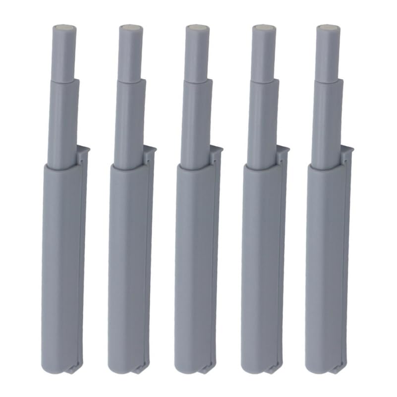 5Pcs Push to Open Door Catches, Push Openers for Cupboards Drawer Magnetic Catch Soft Close Damper for Kitchen Cabinet Furniture Door - Image 3
