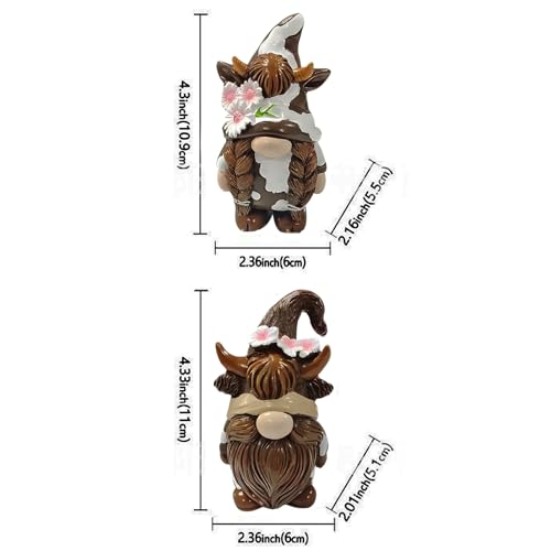 Décorations d'intérieur figurines gnomes résine pour sublimer un meuble vide