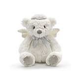DEMDACO Angel Bear With Silver Crown Soft White Children's Plush Stuffed Animal