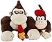 2 Habitaciones Super Marios Monkey Culo Kings Kong Diddy Dulce Muñeca de Peluche Juguete 18 cm y 25 cm