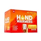 IRIS USA Hand Warmers – 60 Individual Warmers, Long-Lasting Up To 10 Hours For Warm and Hot Hands, On The Go, TSA-Approved, Disposable, Bulk, Lasts 4 Years, For Hot Hands Handwarmers, Camping Skiing