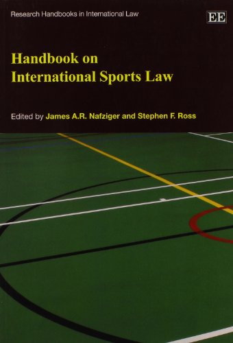Handbook on International Sports Law (Research Handbooks in International Law series) (Elgar Original reference)