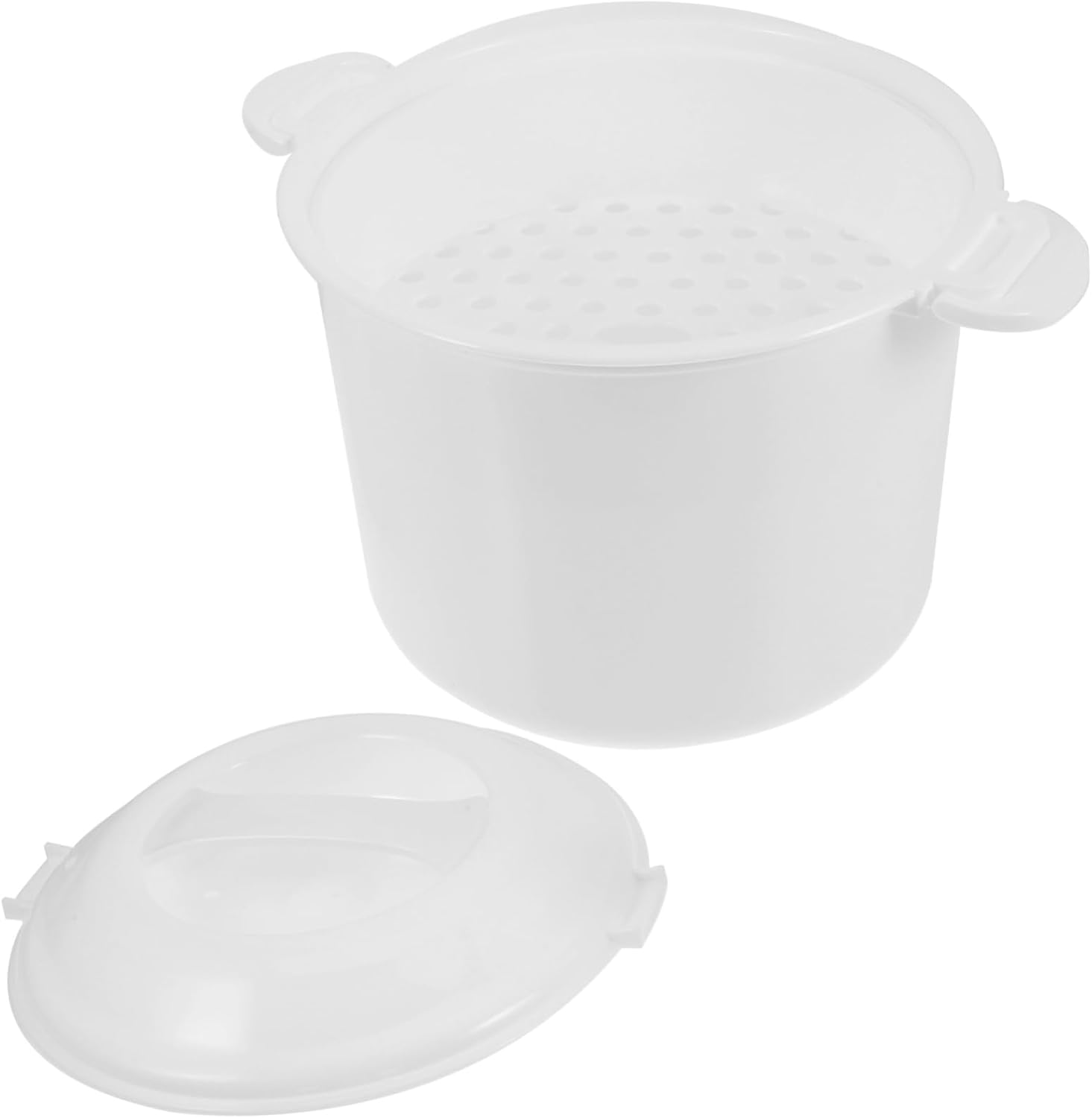 1set Cute Rice Cooker Microwave Rice Cooker Food Container Maker for Microwave Warm Lunch Box