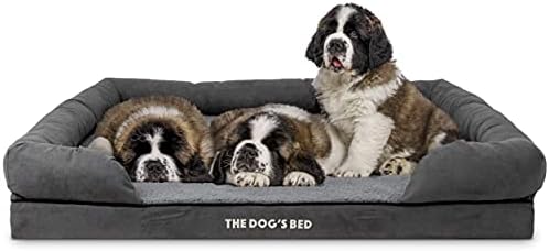 The Dogs Bed, Orthopaedic Memory Foam Waterproof Dog Bed, XL Green Tartan, Eases Pet Arthritis & Hip Dysplasia Pain, Therapeutic & Supportive, Washable Cover