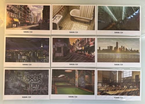 バナナフィッシュ 、原画展 エンディング、美術、コラボカフェのポストカードセット バナナフィッシュ 、原画展 エンディング、美術、コラボカフェの