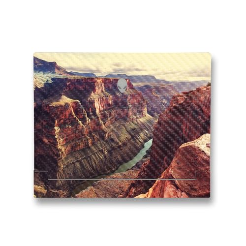 Image of MightySkins Carbon Fiber Skin Compatible with Alienware X14 R2 (2023) Full Wrap Kit - Grand Canyon | Protective, Durable Textured Carbon Fiber Finish | Easy to Apply & Change Styles | Made in The USA