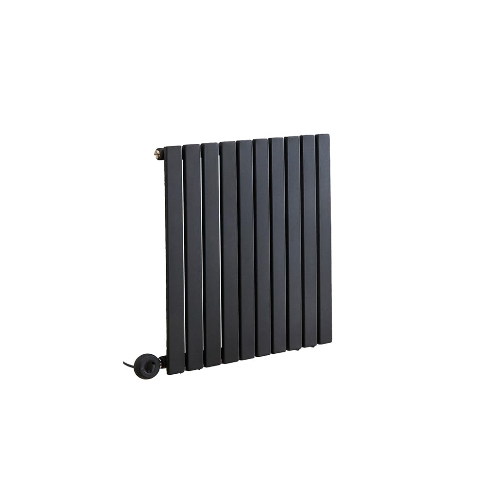 Milano Anthracite Capri 600W Horizontal Single Flat Panel Wifi Electric Radiator - 635Mm X 590Mm