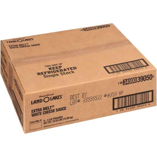 Land O Lakes Extra Melt White Cheese Sauce, 5 Pound -- 6 per case.