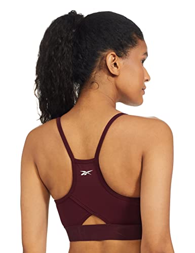 Image of Reebok Women's Polyester Lightly Padded Wire Free Standard Sports Training Bra