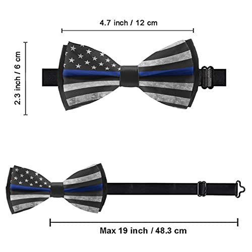 AMRANDOM Men Bow Tie Formal Casual Pre-Tied Bow Tie, For Wedding Banquet Graduation Job4