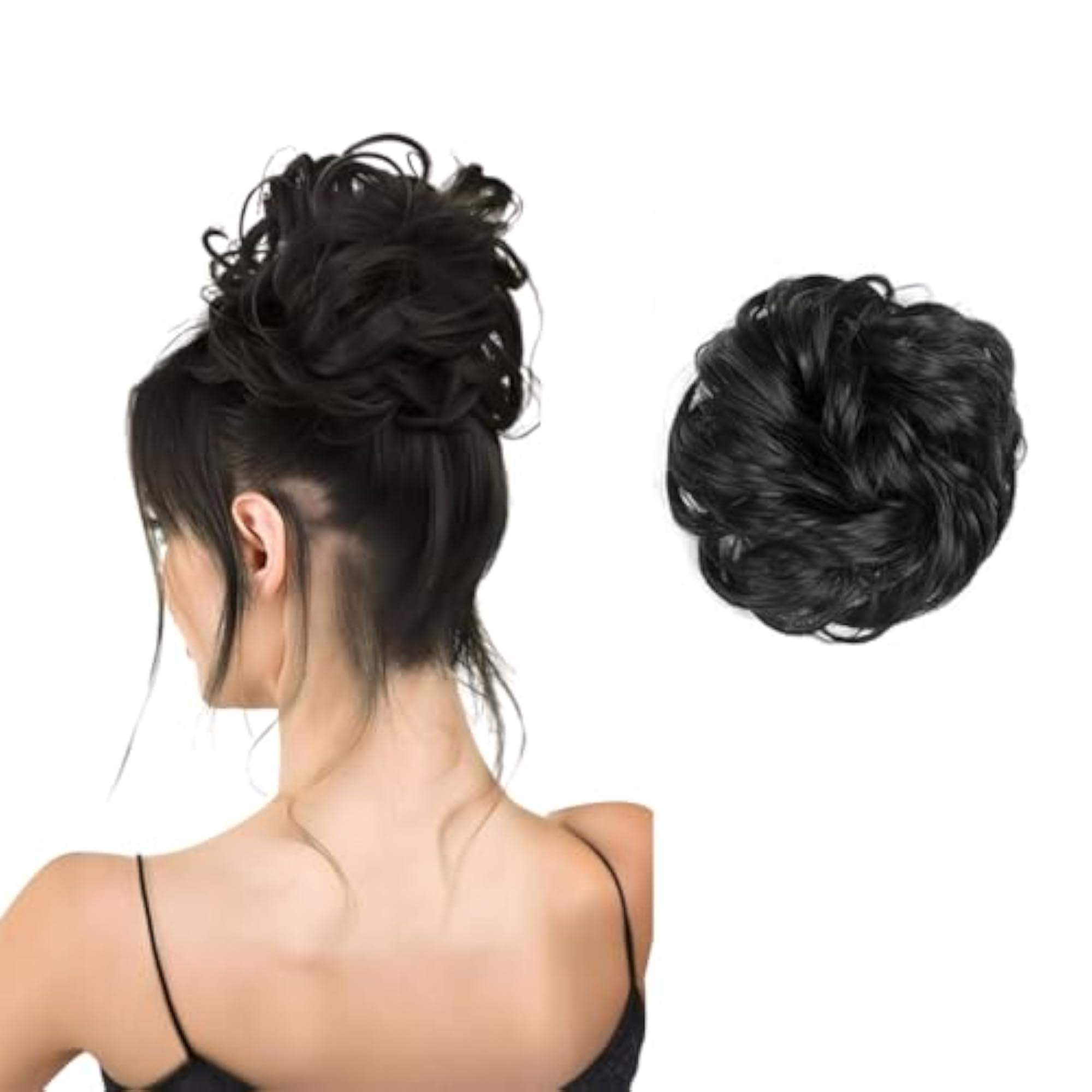 Natural Black Rafall Juda Bun Fashion Hair Extension