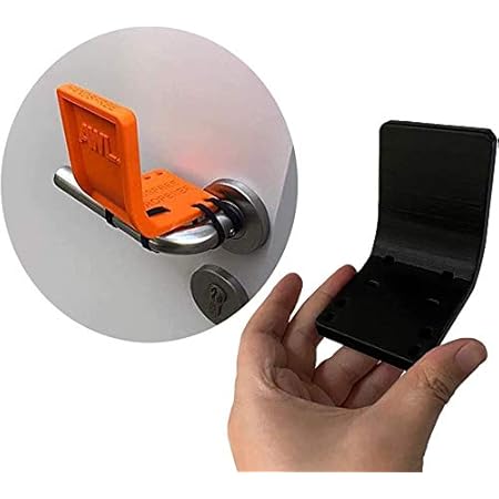 Amazon 非接触 抗菌 ドアオープナー 腕操作式ドアハンドル タッチフリー 健康保護ツール ドア腕開け器具 取り付け簡単 ドアノブ 引き戸 お風呂 窓ガラス 高齢者 子供 オフィス 事務所 3dプリント 10個 ドア用金物