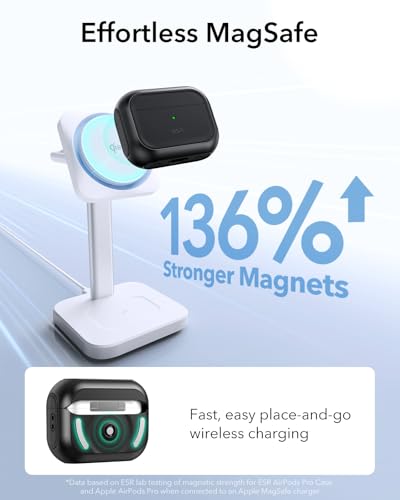 Image of ESR for AirPods Pro 2 Case, Compatible with MagSafe, Black
